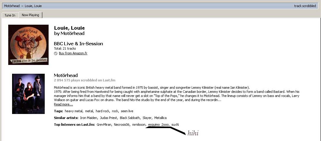 esquimo_2ooo motorhead top listener lastfm